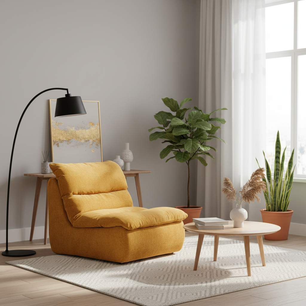 35D Sponge Compressible Sofa - Nordic Perfect Blend Of Comfort, Sustainability, And Convenience For Living Room & Bedroom Lumendat
