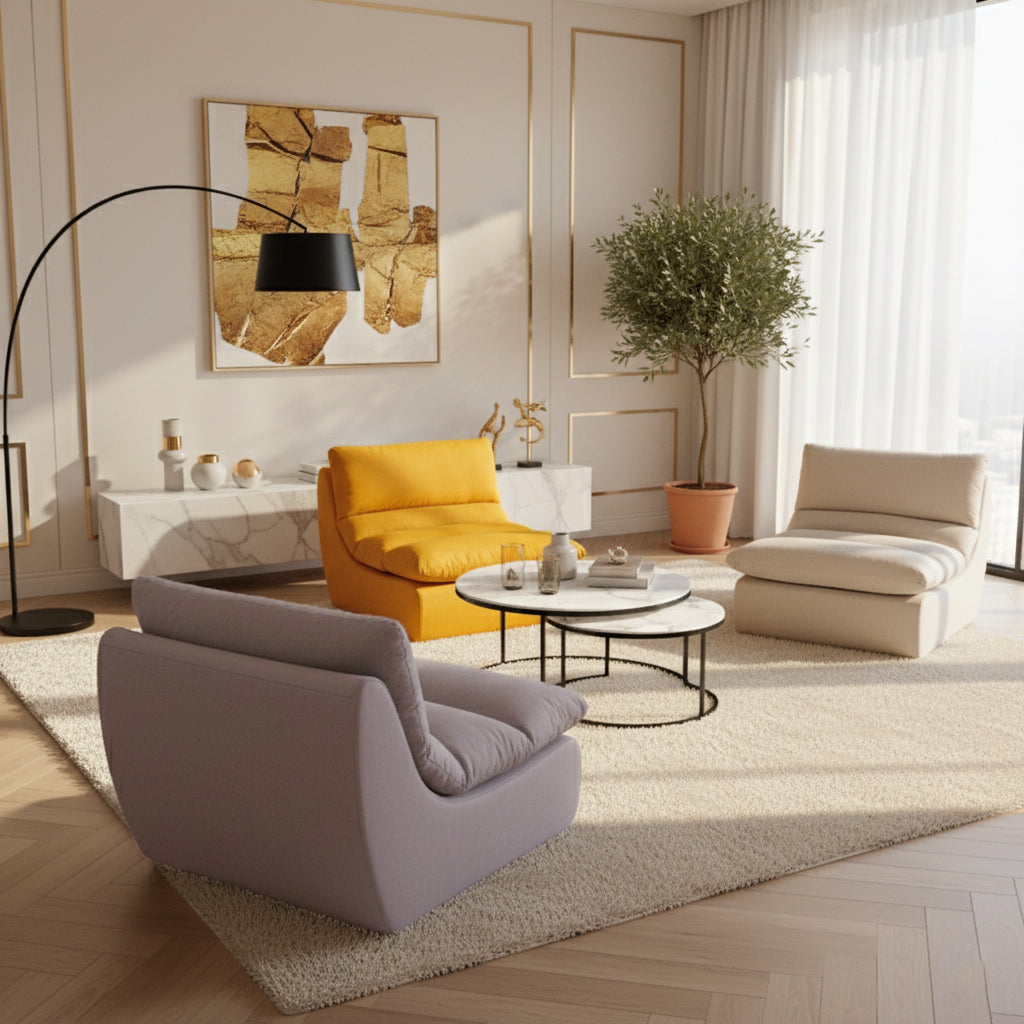 35D Sponge Compressible Sofa - Nordic Perfect Blend Of Comfort, Sustainability, And Convenience For Living Room & Bedroom Lumendat