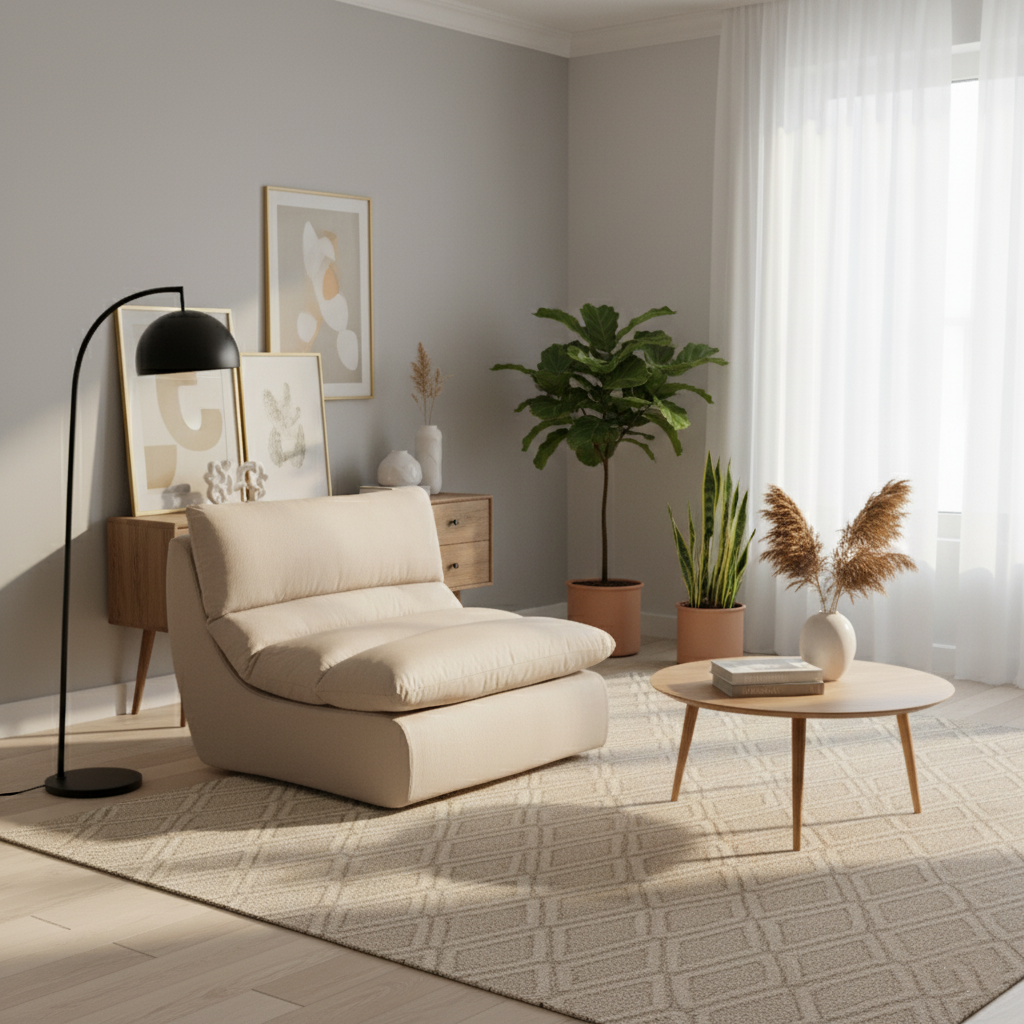 35D Sponge Compressible Sofa - Nordic Perfect Blend Of Comfort, Sustainability, And Convenience For Living Room & Bedroom Lumendat