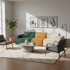 Multi-Functional Compressible Sofa - Nordic Perfect For Small Spaces & Easy Storage For Living Room & Bedroom Lumendat