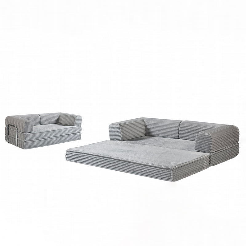 Space-Saving Compression Sofa Bed - Nordic Comfortable, Supportive & No Assembly Required For Living Room & Bedroom Lumendat