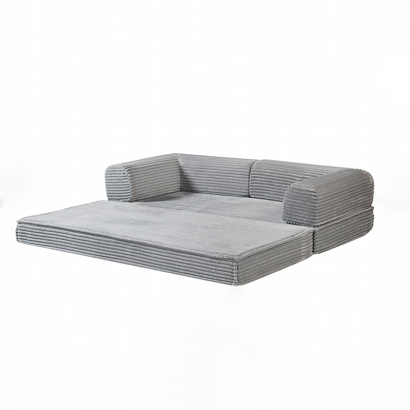Space-Saving Compression Sofa Bed - Nordic Comfortable, Supportive & No Assembly Required For Living Room & Bedroom Lumendat