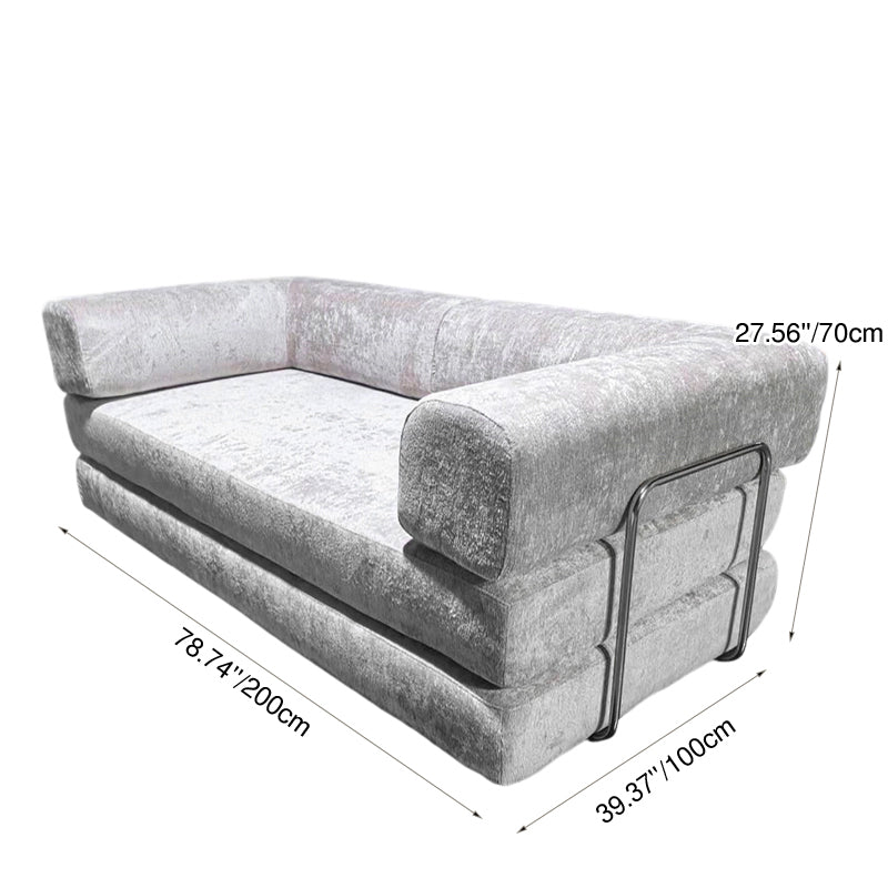Space-Saving Compression Sofa Bed - Nordic Comfortable, Supportive & No Assembly Required For Living Room & Bedroom Lumendat