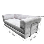 Space-Saving Compression Sofa Bed - Nordic Comfortable, Supportive & No Assembly Required For Living Room & Bedroom Lumendat