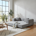 Space-Saving Compression Sofa Bed - Nordic Comfortable, Supportive & No Assembly Required For Living Room & Bedroom Lumendat