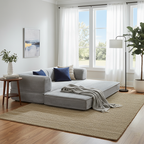 Space-Saving Compression Sofa Bed - Nordic Comfortable, Supportive & No Assembly Required For Living Room & Bedroom Lumendat