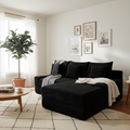 Multifunctional Space-Efficient Compression Sofa - Nordic Ergonomic Design With 35D High-Resilience Sponge Lumendat