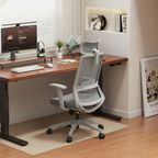 Premium Ergonomic Office Desk Chair - Minimalist High-Back Manager Chair With 2D Headrest & SGS Certified Gas Lift For Home Office Lumendat