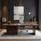 Premium Ergonomic Office Desk Chair - Minimalist High-Back Manager Chair With 2D Headrest & SGS Certified Gas Lift For Home Office Lumendat