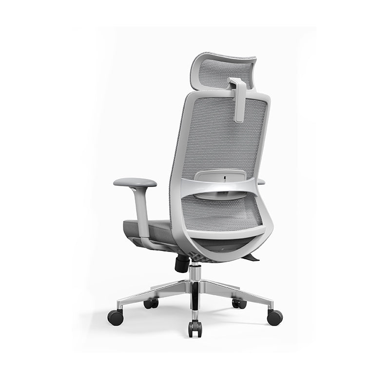 Ergonomic Adjustable Manager Desk Chair - Minimalist Durable High-Back Chair With 4D Adjustable Armrests & Silent Casters For Home Office Lumendat