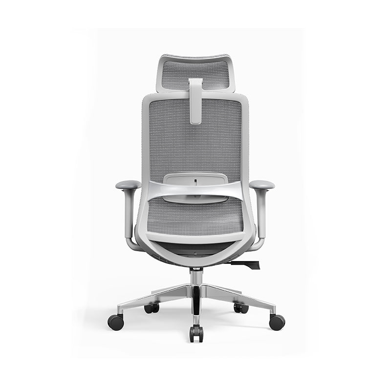 Ergonomic Adjustable Manager Desk Chair - Minimalist Durable High-Back Chair With 4D Adjustable Armrests & Silent Casters For Home Office Lumendat