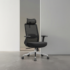 Premium Ergonomic High-Back Executive Desk Chair - Minimalist High-Back Chair With Adjustable Features & BIFMA Certified Casters For Home Office Lumendat