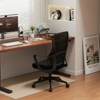 Experience Unmatched Comfort And Durability Desk Chair - Minimalist Mesh Backrest & Comfortable, Durable For Long Hours For Home Office Lumendat