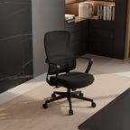 Experience Unmatched Comfort And Durability Desk Chair - Minimalist Mesh Backrest & Comfortable, Durable For Long Hours For Home Office Lumendat