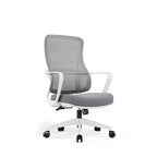 Memory Sponge Seat & Breathable Mesh Back Desk Chair - Minimalist PU Silent Casters & Butterfly Base For Home Office Lumendat