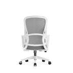 Memory Sponge Seat & Breathable Mesh Back Desk Chair - Minimalist PU Silent Casters & Butterfly Base For Home Office Lumendat