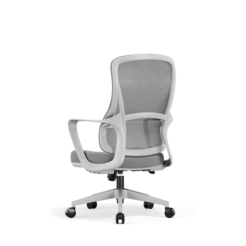 High-Quality Ergonomic Breathable Mesh Desk Chair - Minimalist Comfortable & Durable Office Chair With Lumbar Support & Silent Casters For Home Office Lumendat