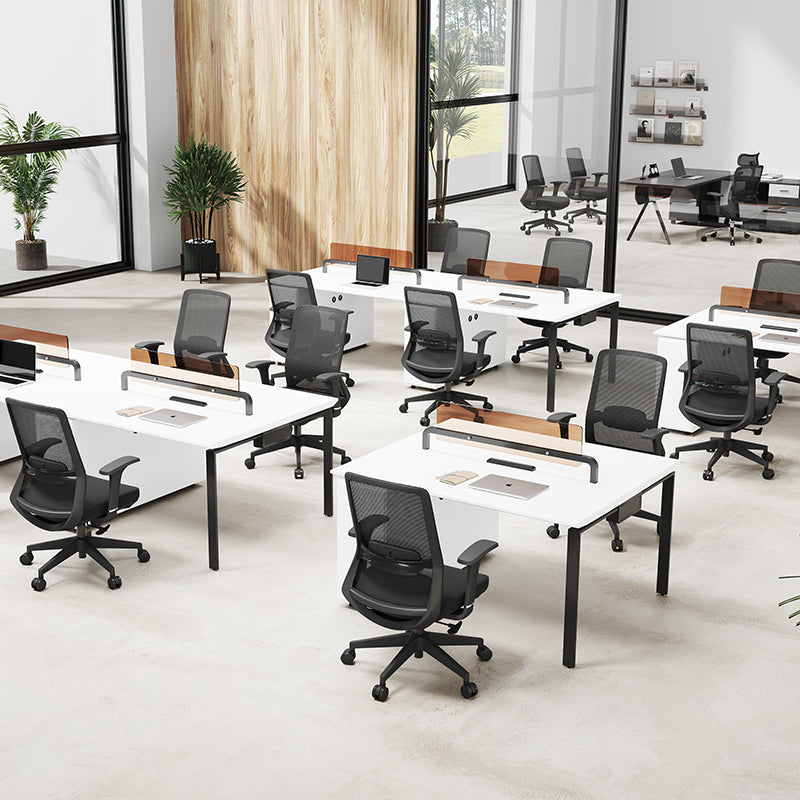 Adjustable Lumbar Support Ergonomic Mid-Back Desk Chair - Minimalist Memory Sponge Seat & BIFMA-Approved Casters For Home Office Lumendat