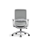 Ergonomic Mid-Back Desk Chair - Minimalist Office Chair With Adjustable Lumbar Support & Memory Sponge Seat For Home Office Lumendat