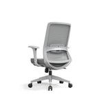 Ergonomic Mid-Back Desk Chair - Minimalist Office Chair With Adjustable Lumbar Support & Memory Sponge Seat For Home Office Lumendat