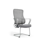 Premium Gray Executive Back Support & Stylish Design Desk Chair - Minimalist Chair With Ergonomic Breathable Mesh For Home Office Lumendat