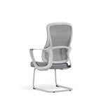 Premium Gray Executive Back Support & Stylish Design Desk Chair - Minimalist Chair With Ergonomic Breathable Mesh For Home Office Lumendat