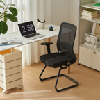 Adjustable Lumbar Support Executive Desk - Minimalist Chair With Breathable Mesh & Sturdy Steel Frame For Home Office Lumendat