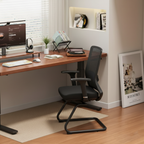 Adjustable Lumbar Support Executive Desk - Minimalist Chair With Breathable Mesh & Sturdy Steel Frame For Home Office Lumendat