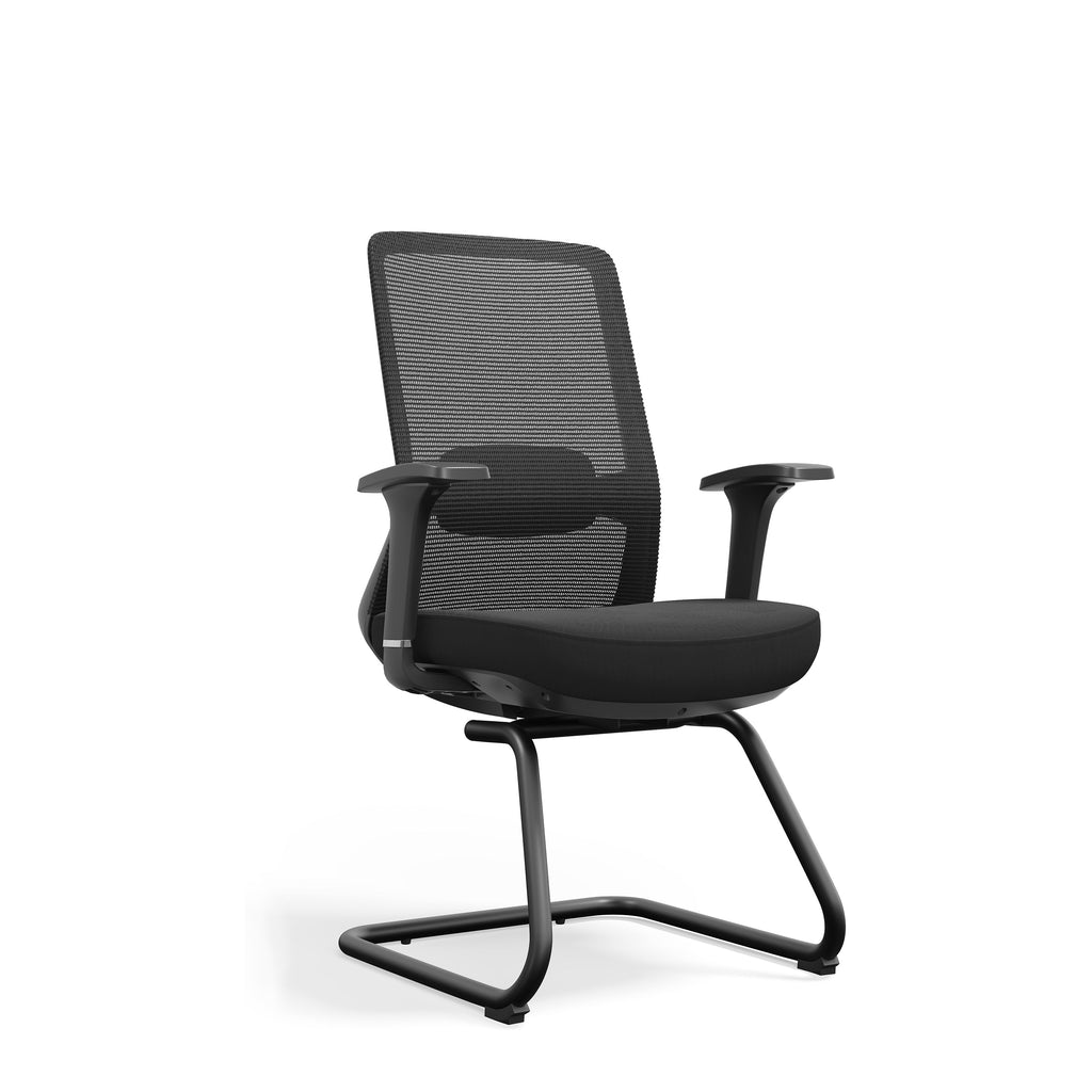 Adjustable Lumbar Support Executive Desk - Minimalist Chair With Breathable Mesh & Sturdy Steel Frame For Home Office Lumendat