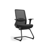 Adjustable Lumbar Support Executive Desk - Minimalist Chair With Breathable Mesh & Sturdy Steel Frame For Home Office Lumendat