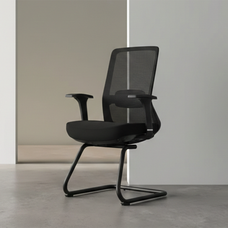 Adjustable Lumbar Support Executive Desk - Minimalist Chair With Breathable Mesh & Sturdy Steel Frame For Home Office Lumendat