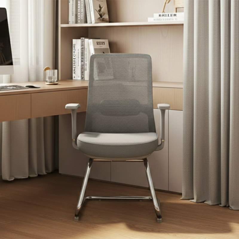 Breathable Mesh & Adjustable Back Support Desk Chair - Minimalist Stylish Executive Chair With Durable Steel Frame For Home Office Lumendat