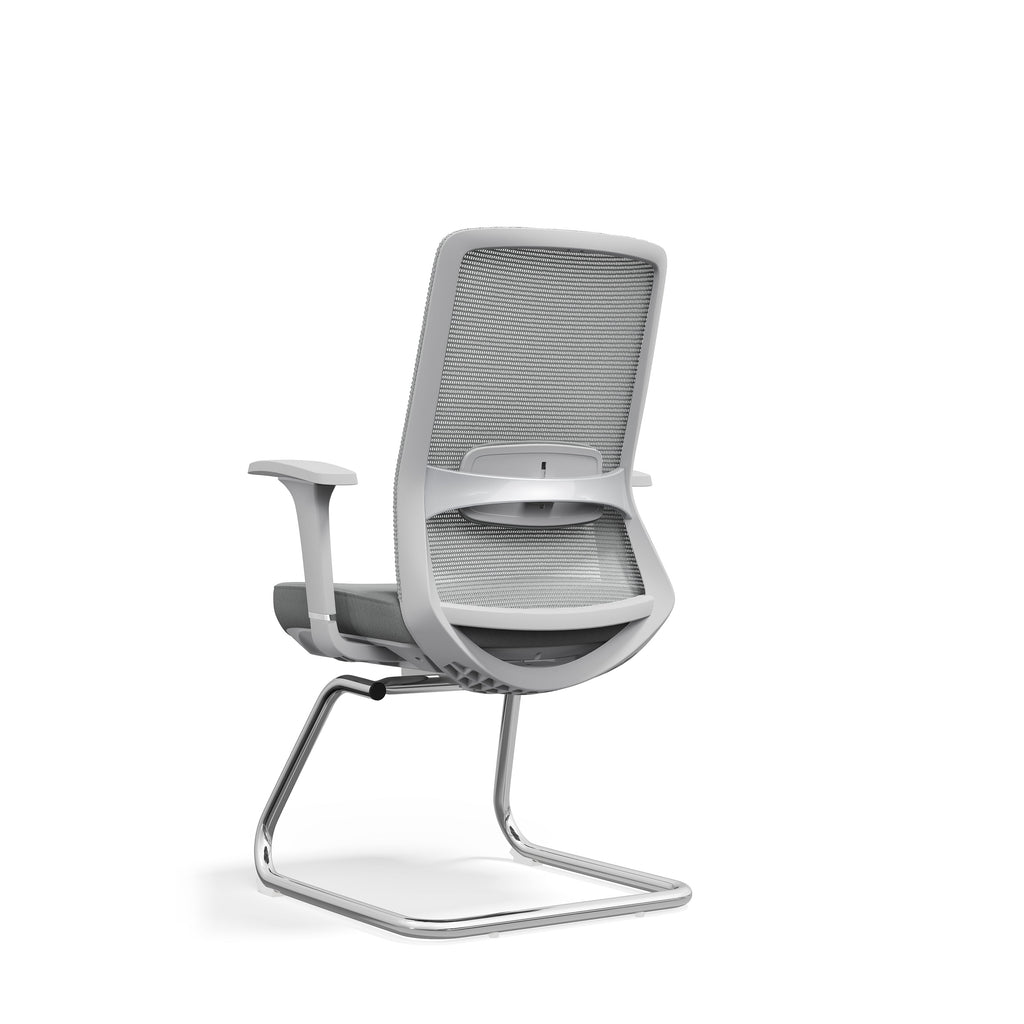 Breathable Mesh & Adjustable Back Support Desk Chair - Minimalist Stylish Executive Chair With Durable Steel Frame For Home Office Lumendat