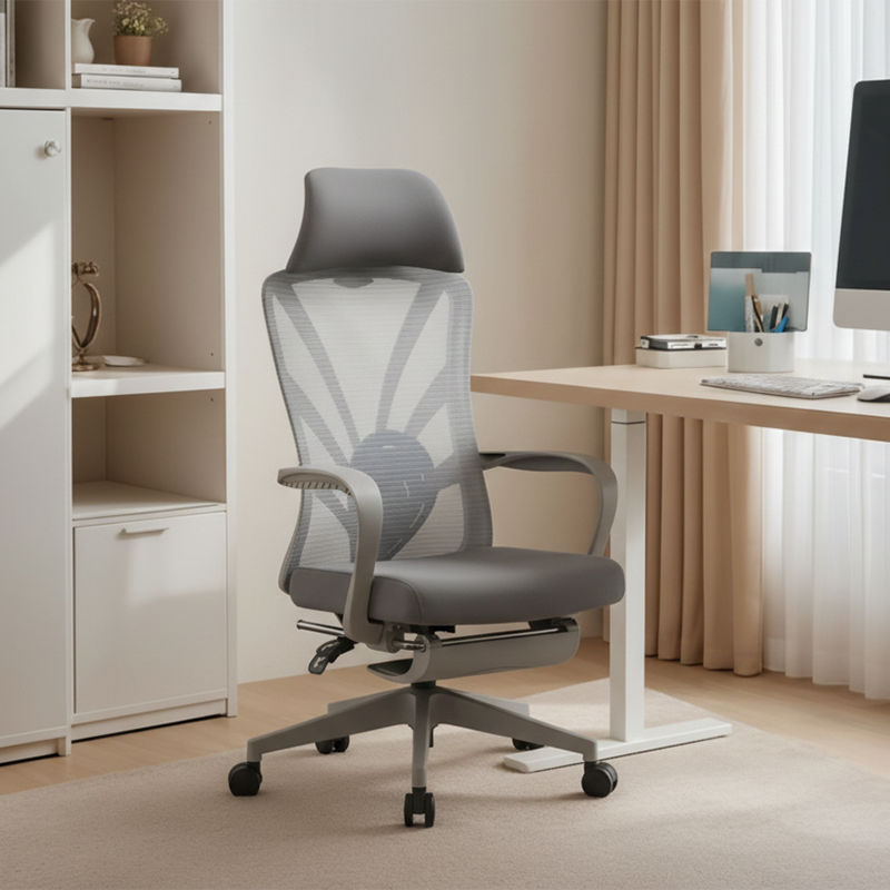 Ergonomic Peacock Back Chair With Adjustable Headrest & Lumbar Support Desk Chair - Minimalist Resting Chair With 150° Recline & High-Density Sponge For Maximum Comfort For Home Office Lumendat