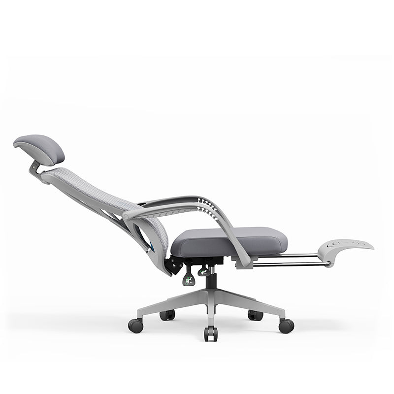 Ergonomic Peacock Back Chair With Adjustable Headrest & Lumbar Support Desk Chair - Minimalist Resting Chair With 150° Recline & High-Density Sponge For Maximum Comfort For Home Office Lumendat