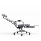 Ergonomic Peacock Back Chair With Adjustable Headrest & Lumbar Support Desk Chair - Minimalist Resting Chair With 150° Recline & High-Density Sponge For Maximum Comfort For Home Office Lumendat