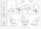 Ergonomic Peacock Back Chair With Adjustable Headrest & Lumbar Support Desk Chair - Minimalist Resting Chair With 150° Recline & High-Density Sponge For Maximum Comfort For Home Office Lumendat