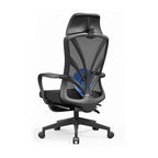 Peacock Back Adjustable Recliner Desk Chair - Minimalist Ergonomic Design 150° Recline & Breathable Mesh & SGS Certified Gas Lift For Home Office Lumendat