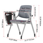 Premium Mesh Back Office Desk Chair - Minimalist Multifunctional Ergonomic Chair With Adjustable Armrests And 180° Flip Desk For Home Office Lumendat