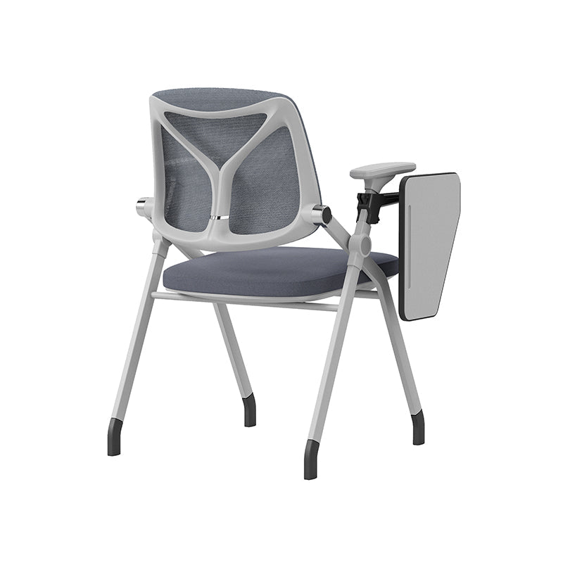 Premium Mesh Back Office Desk Chair - Minimalist Multifunctional Ergonomic Chair With Adjustable Armrests And 180° Flip Desk For Home Office Lumendat