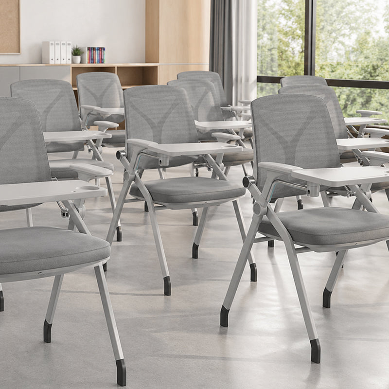 Multi-Function Adjustable Armrests & Foldable Design Desk Chair - Minimalist Office Chair With 180° Flip Desk & Ergonomic Support For Home Office Lumendat