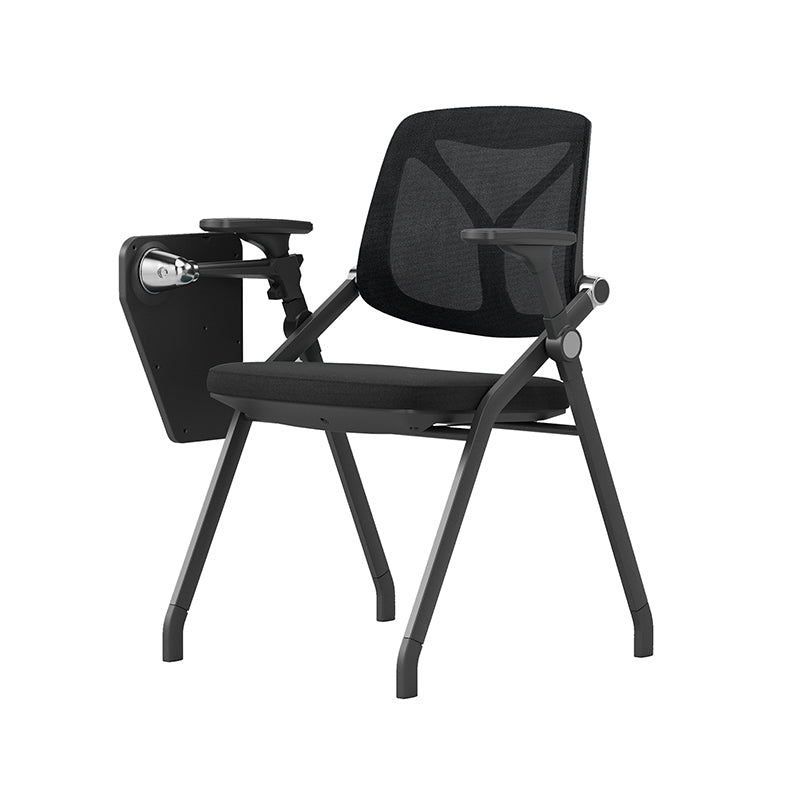 Stylish And Foldable Office Desk Chair - Minimalist Multifunctional Ergonomic Features And High-Density Sponge Seat For Home Office Lumendat