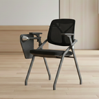 Stylish And Foldable Office Desk Chair - Minimalist Multifunctional Ergonomic Features And High-Density Sponge Seat For Home Office Lumendat