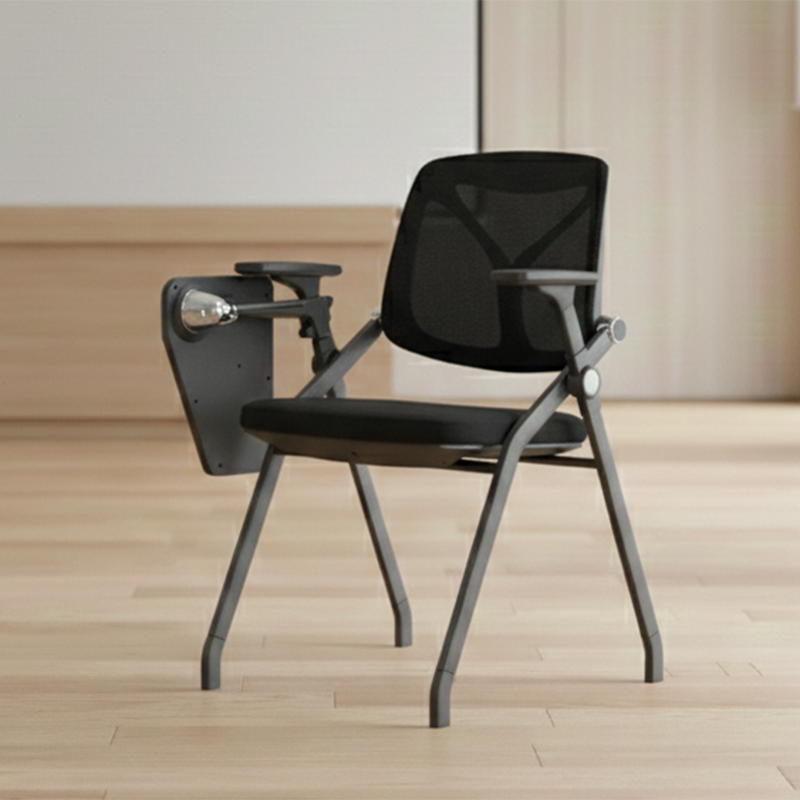 Stylish And Foldable Office Desk Chair - Minimalist Multifunctional Ergonomic Features And High-Density Sponge Seat For Home Office Lumendat