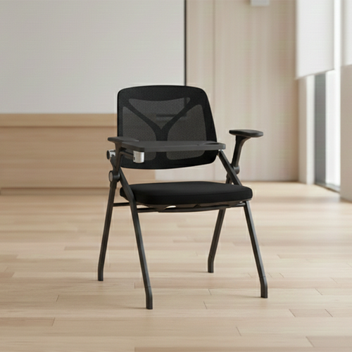 Comfortable Ergonomic Office Desk Chair - Minimalist Premium Mesh Back, Adjustable Armrests & Flip-Up Seat, Durable Frame For Home Office Lumendat