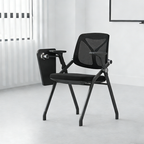 Comfortable Ergonomic Office Desk Chair - Minimalist Premium Mesh Back, Adjustable Armrests & Flip-Up Seat, Durable Frame For Home Office Lumendat