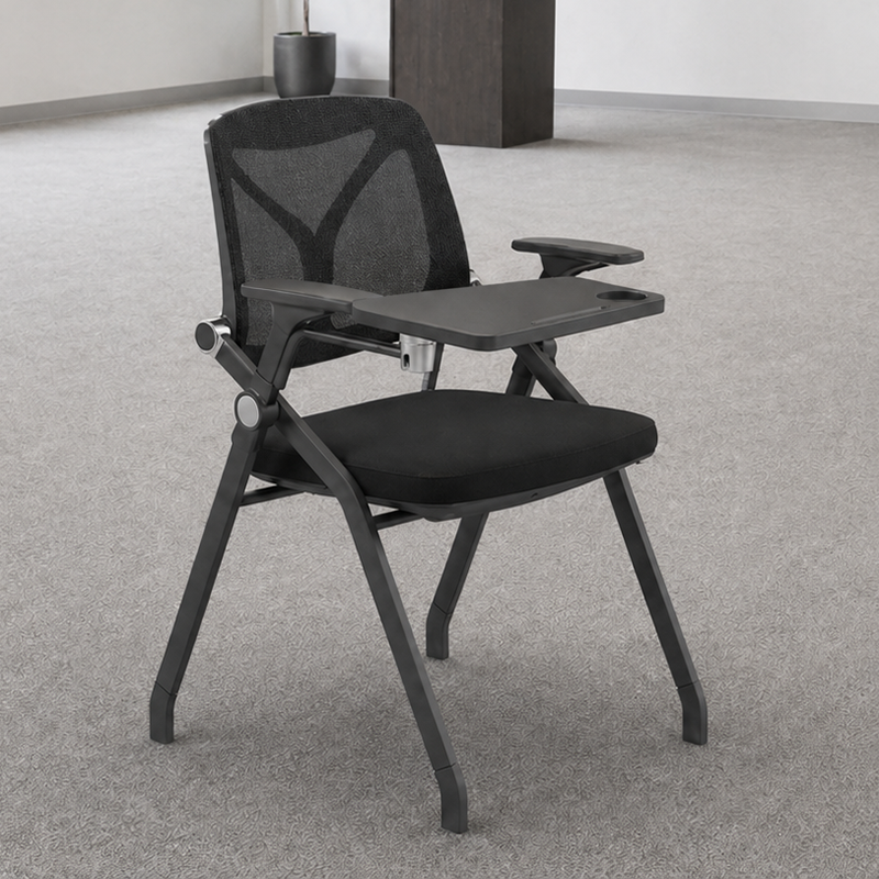 Comfortable Ergonomic Office Desk Chair - Minimalist Premium Mesh Back, Adjustable Armrests & Flip-Up Seat, Durable Frame For Home Office Lumendat