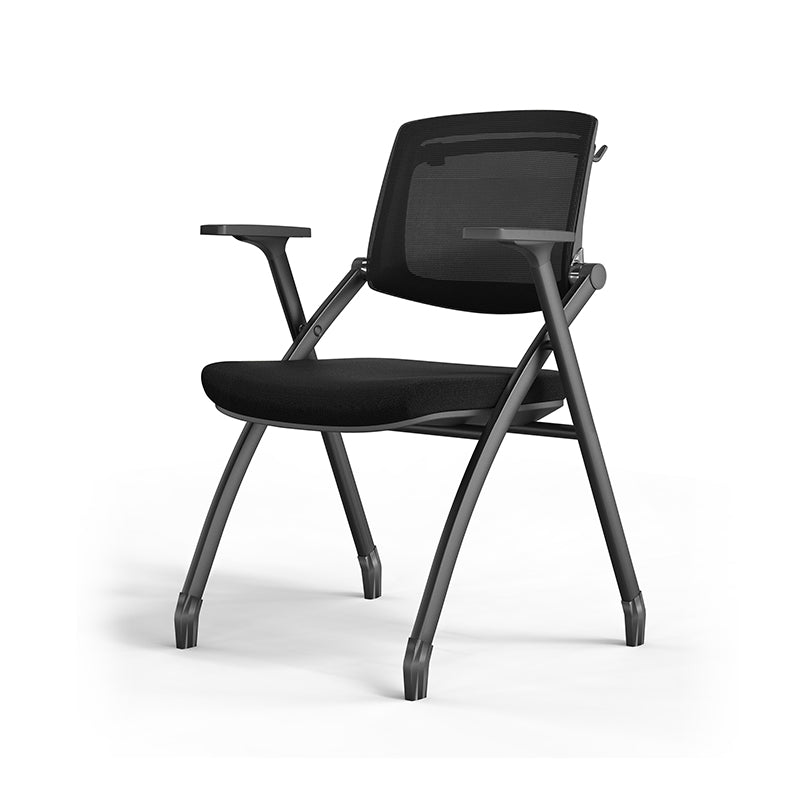 Ergonomic Adjustable Tilt Desk Chair - Minimalist Foldable Office Chair With Breathable Mesh & Bag Hook For Home Office Lumendat
