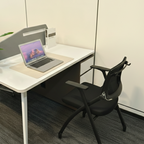 Ergonomic Adjustable Tilt Desk Chair - Minimalist Foldable Office Chair With Breathable Mesh & Bag Hook For Home Office Lumendat
