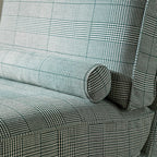 High Resilience Easy-Clean Cover Accent Chair with Birch Frame - Retro Fabric Sofa for Living Room or Study Lumendat